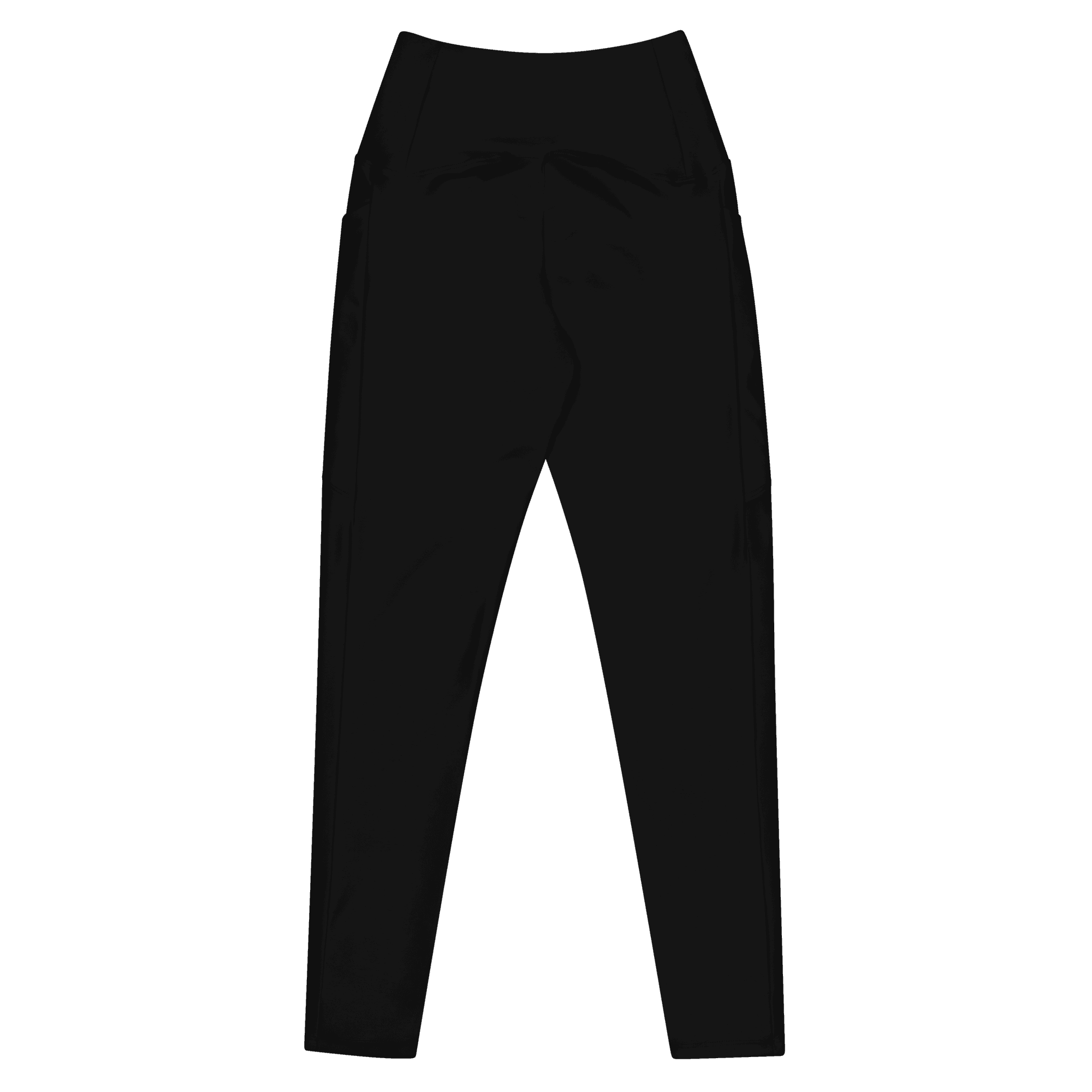 Move Pocket Leggings in black, flat back view