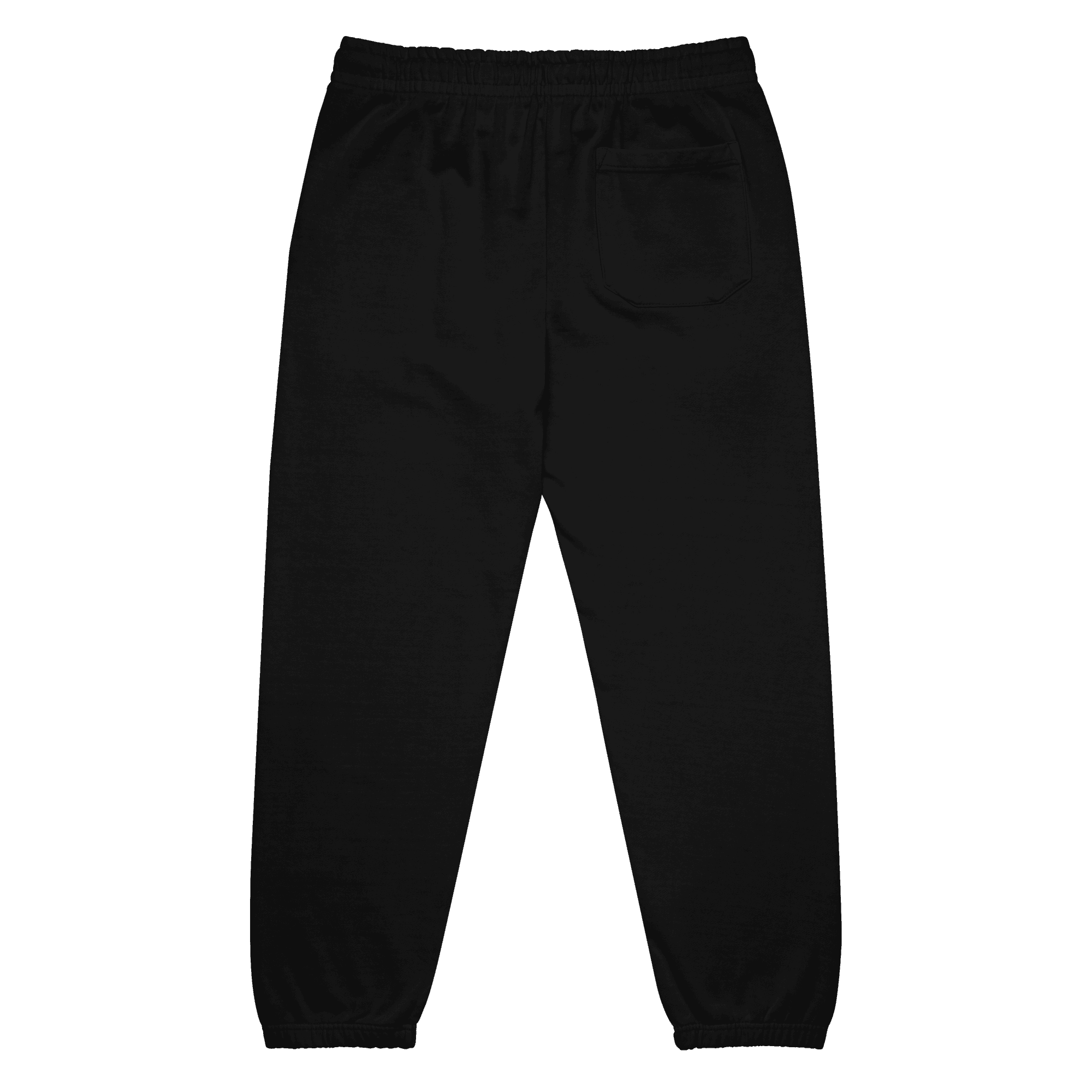 Move Sweatpants in black, back view