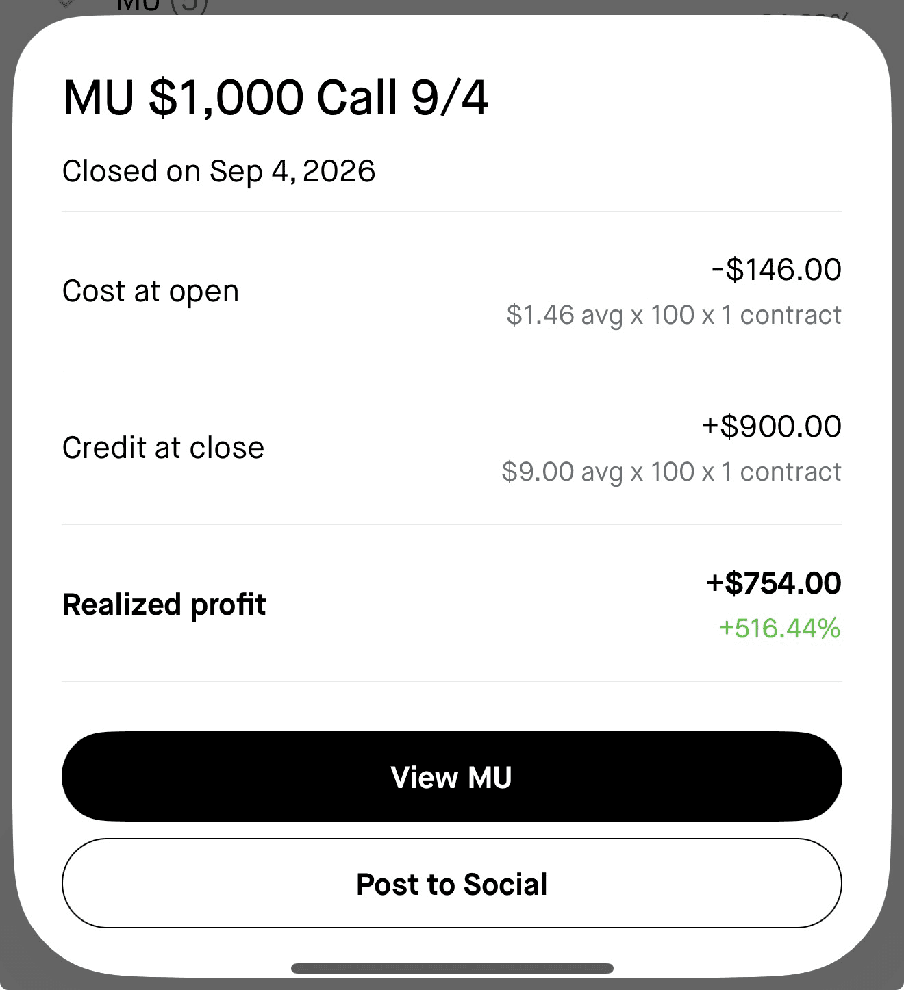 MoneyPrinter realized profit screenshot